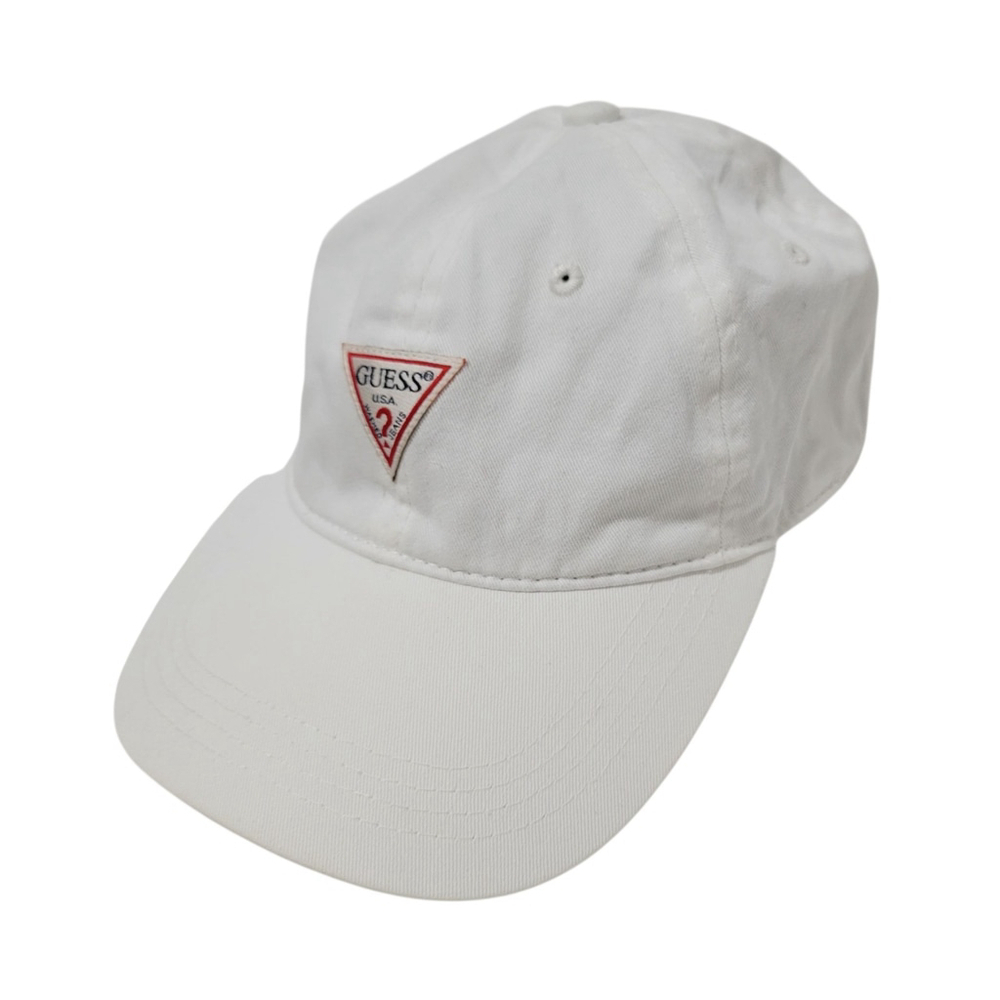 GUESS Women's Baseball Hat White 100% Cotton - Picture 3 of 10